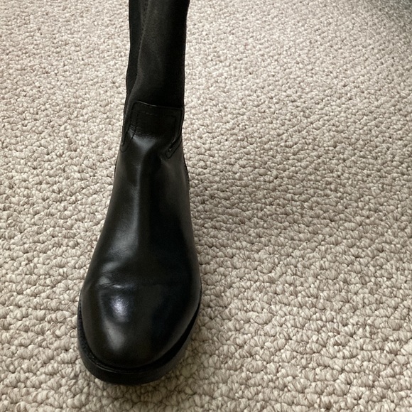 Tory Burch Vintage Buffalo Leather Over The Knee Boots - Picture 7 of 10